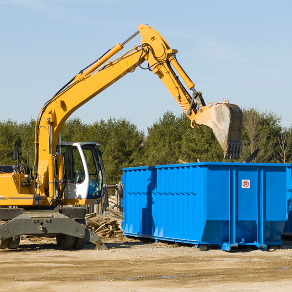 can i choose the location where the residential dumpster will be placed in Newbury Park CA